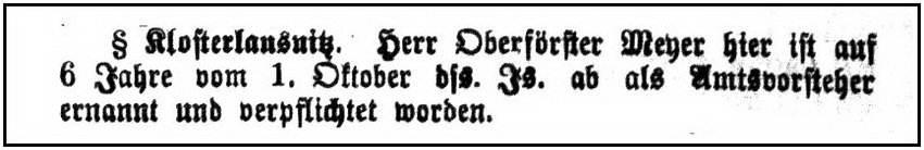 1900-10-28 Kl Oberfoerster Meyer